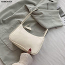 PUIMENTIUA, bolsos de mensajero Retro con patrón de cocodrilo para Mujer, bolsos de hombro informales con cremallera sólida para calle de cuero PU, Bolsa para Mujer