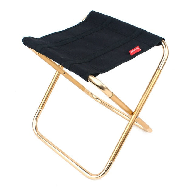 Outdoor Furniture Folding Chair Fishing Chair Aluminium Oxford Cloth Barbecue Stool Folding Portable Camping Chair Lazy Chair