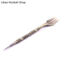 Keule/Retro/Twist Form Aluminium Raucher Set Shisha Sheesha Gabel Chicha Narguile Cachimba Nargile Zubehör Drop Shipping