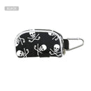 Mini Golf Ball Tasche Tees Halter Totenkopf Design PU Leder Golf Hüfttasche Aufbewahrungstasche Container Reißverschluss Karabiner