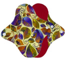 wiederverwendbare Stoffbinden für die Periode, rote Microfleece-Innenbinde mit Flügeln, Damenbinden für Tag und Nacht in 4 Größen