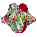 wiederverwendbare Stoffbinden für die Periode, rote Microfleece-Innenbinde mit Flügeln, Damenbinden für Tag und Nacht in 4 Größen