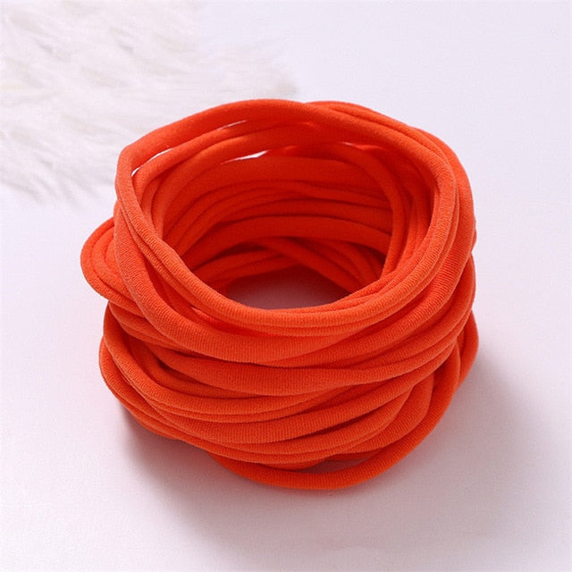 10pcs/lot Nylonstirnband für Haar-Zusatz-elastisches Hauptband des Baby-DIY Kind-Kind-Art und Weise Headwear Babyturban