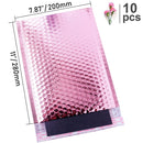 10 Uds 15x20 + 4cm sobre de burbujas de oro rosa/sobre de burbujas de papel de aluminio de oro rosa para embalaje de regalo y bolsa de recuerdo de boda y sobres de correo