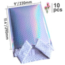 10 Uds 15x20 + 4cm sobre de burbujas de oro rosa/sobre de burbujas de papel de aluminio de oro rosa para embalaje de regalo y bolsa de recuerdo de boda y sobres de correo