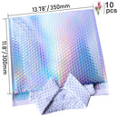 10 Uds 15x20 + 4cm sobre de burbujas de oro rosa/sobre de burbujas de papel de aluminio de oro rosa para embalaje de regalo y bolsa de recuerdo de boda y sobres de correo