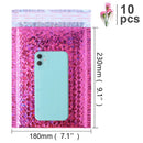10 Uds 15x20 + 4cm sobre de burbujas de oro rosa/sobre de burbujas de papel de aluminio de oro rosa para embalaje de regalo y bolsa de recuerdo de boda y sobres de correo