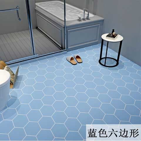 Self-adhesive floor wallpaper bathroom waterproof stickers 3d wallpaper floor tiles bedroom kitchen floor non-slip wall stickers