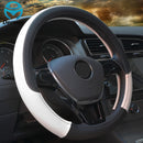 9-Farben-Sport-Auto-Lenkradabdeckungen Anti-Rutsch-Leder-Auto-Lenkradabdeckung Car-Styling Anti-Catch-Halter Protor