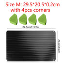 Meijuner Schnelles Auftauen Tablett Auftauen Tiefkühlkost Fleisch Obst Schnelles Auftauen Plattenbrett Auftauen Küchenhelfer Werkzeug