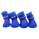 Pet Dog Rainshoes Wasserdichte Silikon-Hundeschuhe Anti-Rutsch-Stiefel für kleine mittelgroße Hunde Katzen regnerische Tage Erscheinen Heimtierbedarf