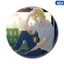 Neue Manga Anime BANANA FISH Okumura Eiji Cosplay Abzeichen Brosche Pins Cartoon Sammlung Abzeichen für Rucksäcke