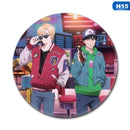 Neue Manga Anime BANANA FISH Okumura Eiji Cosplay Abzeichen Brosche Pins Cartoon Sammlung Abzeichen für Rucksäcke