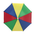 YADA Outdoor Umbrella Hat Novelty Foldable Sun&Rainy Day Hands Free Rainbow Folding & Waterproof Multicolor Hat Cap Stock YS0018