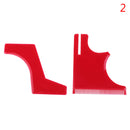 2/3/4Pcs Herren Bartkämme Haarschneider Kunststoff Männer Bart Shaping Styling Kamm Schönheitswerkzeug für Haare Bart Trim Vorlagen Lineal