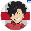 Anime Haikyu!! Brosche Metall Volleyball Junge Abzeichen Cosplay Rucksack Kleidung Zubehör