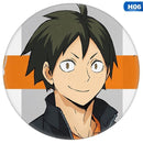 Anime Haikyu!! Brosche Metall Volleyball Junge Abzeichen Cosplay Rucksack Kleidung Zubehör