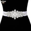 TOPQUEEN S01 Luxury Silver Rhinestone Wedding Belts Girdles for Dress Female Accessories Bridesmaid Women Dress Sequin Belt
