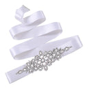 TOPQUEEN S01 Luxury Silver Rhinestone Wedding Belts Girdles for Dress Female Accessories Bridesmaid Women Dress Sequin Belt