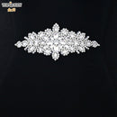 TOPQUEEN S01 Luxury Silver Rhinestone Wedding Belts Girdles for Dress Female Accessories Bridesmaid Women Dress Sequin Belt