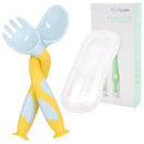 Baby Silicone Plate Set Self-Feeding Antislip Saucer Suction Children's Tableware Silicone Dish for Baby-Led Weaning 9 Months+