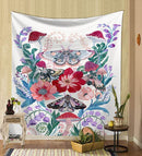 Nordic psychedelische hängende Stoff Hintergrund Wandverkleidung Heimtextilien Wanddecke Wandteppich Schlafzimmer Wandbehang 95 * 73cm