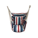 Tragbarer Hängesessel Hängesessel Schaukelstuhl Sitz mit 2 Kissen für Garten Indoor Outdoor Modische Hängemattenschaukeln