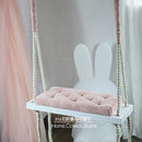 JOYLOVE INS Nordic-Style Indoor Swing Glider Decoración de la habitación de los niños Techo Columpio Columpio Mecedora