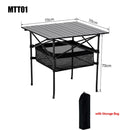 Manstool Outdoor Campingtisch Aluminiumlegierung Schreibtisch BBQ Klapptische Ultraleichter Picknicktisch Klappbarer Outdoor Schreibtisch Campingausrüstung
