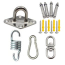 Base de montaje de hamaca de acero inoxidable ganchos de techo de suspensión trapecio columpio perchas de gimnasio para hamaca Yoga silla colgante de alta resistencia