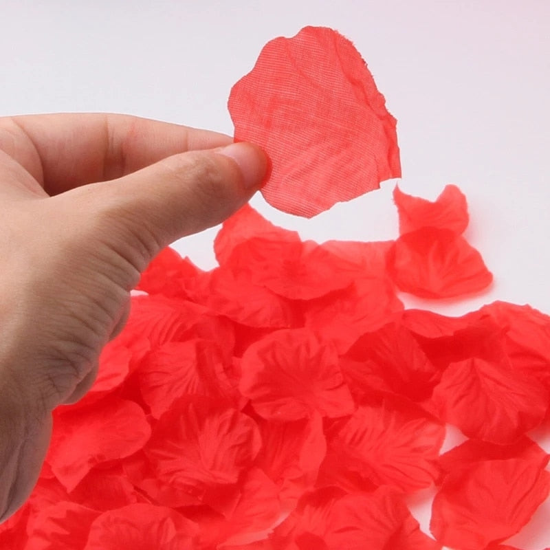 1000 Stücke Gefälschte Rosenblätter DIY Party Dekorationen Künstliche Blumen Romantische Hochzeit Ehe Zubehör Für Valentinstag Geschenke