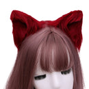 Schöne pelzige Tier Tier Ohren Haarspange Anime Lolita Wolf Katze Cosplay Haarnadeln X7YA
