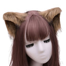 Schöne pelzige Tier Tier Ohren Haarspange Anime Lolita Wolf Katze Cosplay Haarnadeln X7YA