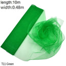 5/10 m Tüll-Hochzeits-Organza-Rolle, transparenter Kristall-Organza-Stoff für Hochzeitsdekoration, Mariage-Garn, Geburtstag, Event, Partyzubehör