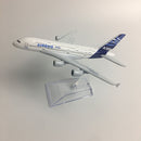 JASON TUTU modelo Original a380 airbus Boeing 747 avión modelo avión Diecast modelo Metal 1:400 avión juguete colección de regalo