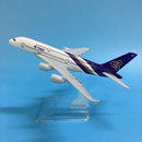JASON TUTU modelo Original a380 airbus Boeing 747 avión modelo avión Diecast modelo Metal 1:400 avión juguete colección de regalo