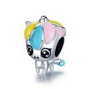 Heißer Verkauf 100% echter 925er Sterlingsilber Ariel Ballon Charm Fit Original Pandora Armband Herstellung von Mode DIY Schmuck für Frauen