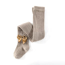 Baumwolle Mädchen Strumpfhose Prinzessin Bowknet Baby Mädchen einteilige Strumpfhose Baby Frühling und Herbst neue Art Hose Spitzenstrumpf