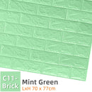 Papel pintado Kaguyahime 3D, pegatina de mármol DIY, pegatinas impermeables, papeles tapiz, decoración del hogar, habitación de niños, papel tapiz autoadhesivo 3D, ladrillo