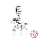 100% 925 Sterling Silber Feder Stammbaum Schneeflocken Junge baumeln Perlen passend für Original Pandora Charms Armbänder DIY Damen Schmuck