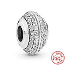 100% 925 Sterling Silber Feder Stammbaum Schneeflocken Junge baumeln Perlen passend für Original Pandora Charms Armbänder DIY Damen Schmuck