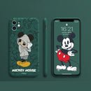 Funda de silicona DISNEY 2021 Minnie para IPhone 11 Pro Xs Max iPhone SE 2020 6 6S 7 8 Plus, funda completa oficial de silicona líquida 360
