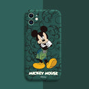 Funda de silicona DISNEY 2021 Minnie para IPhone 11 Pro Xs Max iPhone SE 2020 6 6S 7 8 Plus, funda completa oficial de silicona líquida 360