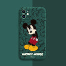 Funda de silicona DISNEY 2021 Minnie para IPhone 11 Pro Xs Max iPhone SE 2020 6 6S 7 8 Plus, funda completa oficial de silicona líquida 360