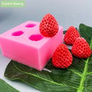 Molde de silicona para frutas y fresas, Fondant, Chocolate, gelatina, herramienta para hacer pasteles, molde de decoración, horno, vapor disponible, arte de resina de arcilla DIY