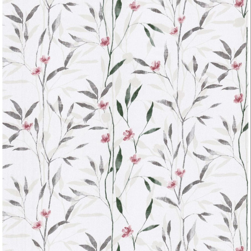 Peel and Stick papel tapiz de hojas florales pared verde/gris vinilo autoadhesivo diseño de papel de pared para paredes baño dormitorio decoración del hogar