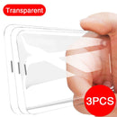 3 STÜCKE Full Cover Schutzglas auf Für iPhone 11 12 Pro Max gehärtete Glasfolie iPhone X XR XS Max Displayschutzfolie Gebogener Rand