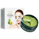 60 Stück Avocado-Kollagen-Maske, natürliche feuchtigkeitsspendende Gel-Augenklappen, entfernen Augenringe, Anti-Age-Beutel, Augenfalten, Hautpflege