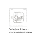 WiFi Smart Thermostat Temperaturregler für Gasboiler Elektrische Fußbodenheizung Feuchtigkeitsanzeige Funktioniert mit Alexa