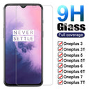 9H gehärtetes Glas für Oneplus 7 7T 6T 5T 6 5 3T 3 1+7 1+6 Displayschutzfolie One Plus 7 Oneplus7 6 T 7T Schutzglasfolie